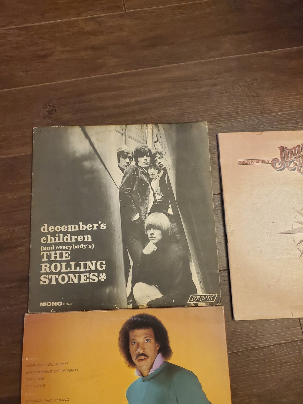 The Rolling Stones December's Children Vintage Vinyl Cover - Black & White